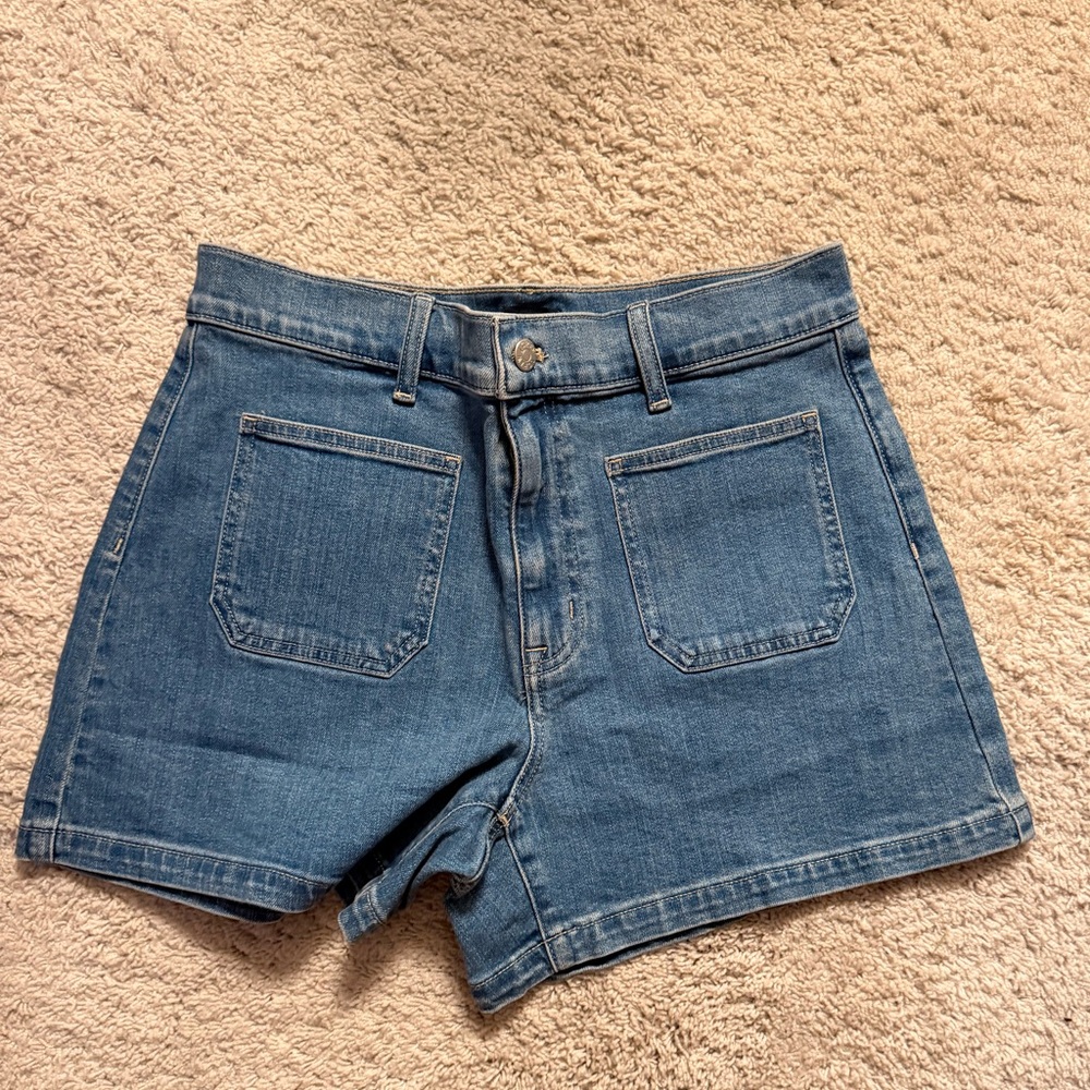 J. Crew Factory Sailor patch-pocket denim short - Picture 8 of 10